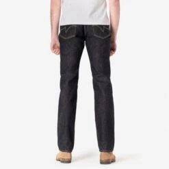 21oz Selvedge Denim "1955" Straight Cut Jeans - Indigo -Denim Clothing-Iron Heart International 1955s 1