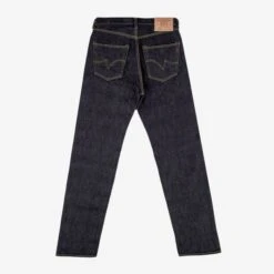 21oz Selvedge Denim "1955" Straight Cut Jeans - Indigo -Denim Clothing-Iron Heart International 1955s 2