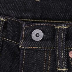 21oz Selvedge Denim "1955" Straight Cut Jeans - Indigo -Denim Clothing-Iron Heart International 1955s 7