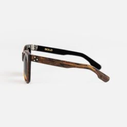 BOLD London Eyewear Hanbury - Brown Metallic Brush -Denim Clothing-Iron Heart International BOLD HANBURY BRN 3