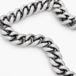 GOOD ART HLYWD Curb Chain Bracelet Size A - Sterling Silver 13 GOOD ART HLYWD Curb Chain Bracelet Size A - Sterling Silver -Denim Clothing-Iron Heart International BS CURBA 5