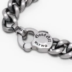 GOOD ART HLYWD Curb Chain Bracelet Size C - Sterling Silver -Denim Clothing-Iron Heart International BS CURBC 3