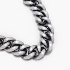 GOOD ART HLYWD Curb Chain Bracelet Size C - Sterling Silver -Denim Clothing-Iron Heart International BS CURBC 4