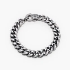 GOOD ART HLYWD Curb Chain Bracelet Size C - Sterling Silver -Denim Clothing-Iron Heart International BS CURBC 6