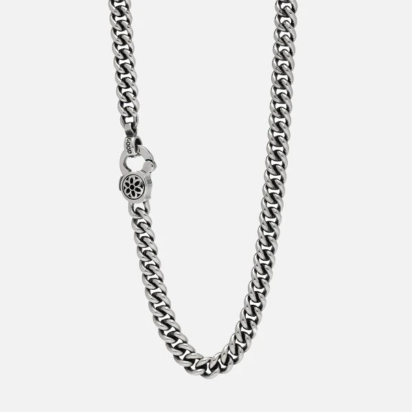 GOOD ART HLYWD Curb Chain Necklace Link Size A At 21" - Sterling Silver 3 GOOD ART HLYWD Curb Chain Necklace Link Size A At 21" - Sterling Silver
