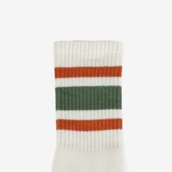 Decka 80s Skater Socks - Short Length - Green