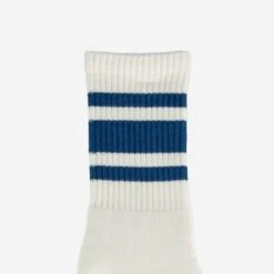 Decka 80s Skater Socks - Short Length - Navy Blue