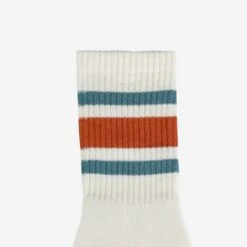 Decka 80s Skater Socks - Short Length - Orange