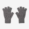 Decka Fingerless Gloves - Light Grey -Denim Clothing-Iron Heart International DEC GLV LGR