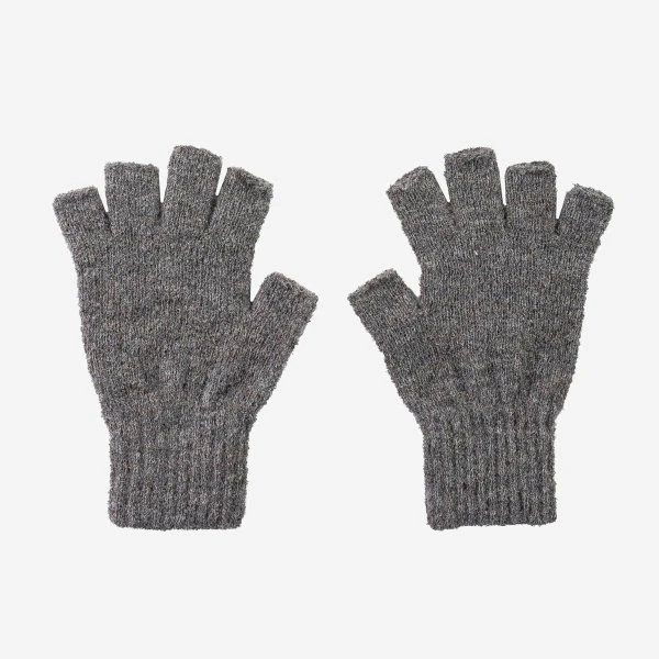 Decka Fingerless Gloves - Light Grey 3 Decka Fingerless Gloves - Light Grey