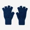 Decka Fingerless Gloves - Navy Blue 1 Decka Fingerless Gloves - Navy Blue -Denim Clothing-Iron Heart International DEC GLV NAV