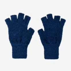 Decka Fingerless Gloves - Navy Blue