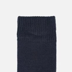 Decka Plain Mercerized Socks - Black