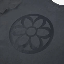 GOOD ART HLYWD Heavyweight Long Sleeve Crew Neck T-Shirt - Vintage Black -Denim Clothing-Iron Heart International GA LS BLK 3