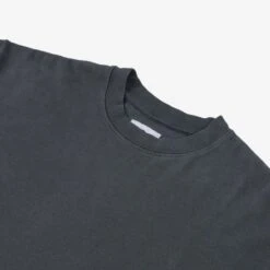 GOOD ART HLYWD Heavyweight Long Sleeve Crew Neck T-Shirt - Vintage Black -Denim Clothing-Iron Heart International GA LS BLK 4