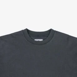 GOOD ART HLYWD Heavyweight Long Sleeve Crew Neck T-Shirt - Vintage Black -Denim Clothing-Iron Heart International GA LS BLK 5