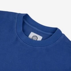 GOOD ART HLYWD Heavyweight Long Sleeve Crew Neck T-Shirt - Cobalt Blue -Denim Clothing-Iron Heart International GA LS COB 5