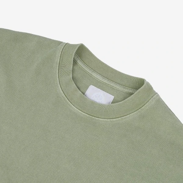 GOOD ART HLYWD Heavyweight Long Sleeve Crew Neck T-Shirt - Sage Green 9 GOOD ART HLYWD Heavyweight Long Sleeve Crew Neck T-Shirt - Sage Green - Image 7