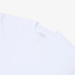 GOOD ART HLYWD Heavyweight Long Sleeve Crew Neck T-Shirt - Optic White -Denim Clothing-Iron Heart International GA LS WHT 4