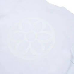 GOOD ART HLYWD Heavyweight Long Sleeve Crew Neck T-Shirt - Optic White -Denim Clothing-Iron Heart International GA LS WHT 5