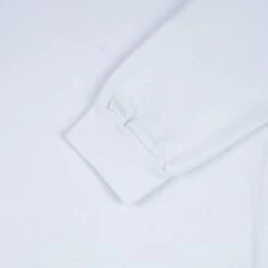 GOOD ART HLYWD Heavyweight Long Sleeve Crew Neck T-Shirt - Optic White -Denim Clothing-Iron Heart International GA LS WHT 7