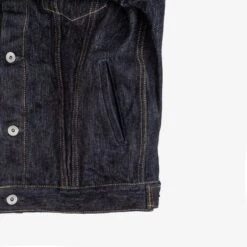 16oz Slubby Selvedge Denim Type III Jacket - Indigo -Denim Clothing-Iron Heart International IH 526J SLB 12