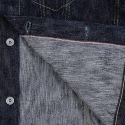 16oz Slubby Selvedge Denim Type III Jacket - Indigo -Denim Clothing-Iron Heart International IH 526J SLB 13