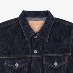 16oz Slubby Selvedge Denim Type III Jacket - Indigo -Denim Clothing-Iron Heart International IH 526J SLB 6