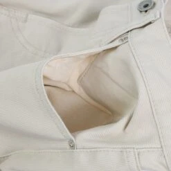 14oz Cotton Piqué Super Slim Cut Jeans - Ecru 26 14oz Cotton Piqué Super Slim Cut Jeans - Ecru -Denim Clothing-Iron Heart International IH 555 PIQ 11