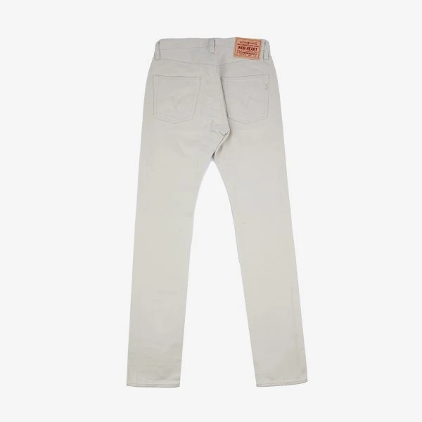 14oz Cotton Piqué Super Slim Cut Jeans - Ecru 6 14oz Cotton Piqué Super Slim Cut Jeans - Ecru - Image 4