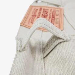 14oz Cotton Piqué Super Slim Cut Jeans - Ecru 22 14oz Cotton Piqué Super Slim Cut Jeans - Ecru -Denim Clothing-Iron Heart International IH 555 PIQ 7