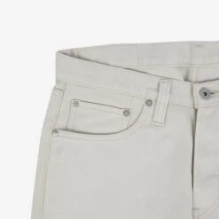 14oz Cotton Piqué Super Slim Cut Jeans - Ecru 23 14oz Cotton Piqué Super Slim Cut Jeans - Ecru -Denim Clothing-Iron Heart International IH 555 PIQ 8