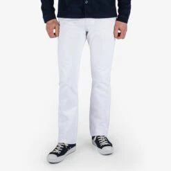 13.5oz Denim Super Slim Cut Jeans - White