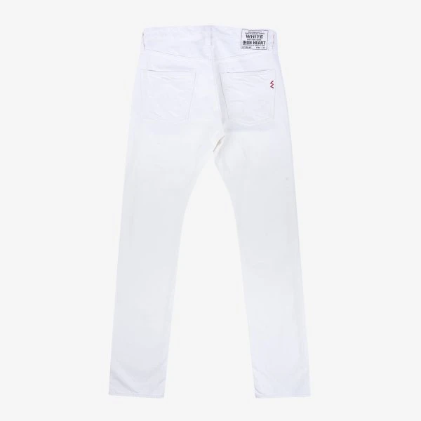 13.5oz Denim Super Slim Cut Jeans - White 6 13.5oz Denim Super Slim Cut Jeans - White - Image 4