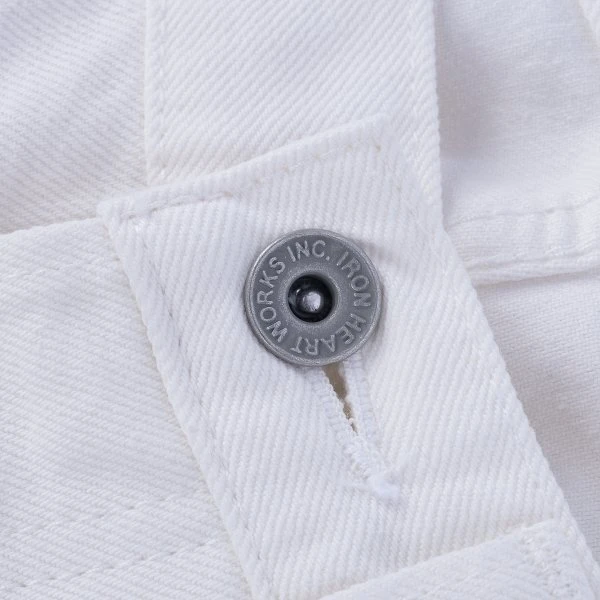 13.5oz Denim Super Slim Cut Jeans - White 8 13.5oz Denim Super Slim Cut Jeans - White - Image 6