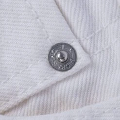 13.5oz Denim Super Slim Cut Jeans - White 19 13.5oz Denim Super Slim Cut Jeans - White -Denim Clothing-Iron Heart International IH 555 WT 6