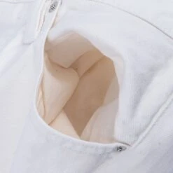 13.5oz Denim Super Slim Cut Jeans - White 20 13.5oz Denim Super Slim Cut Jeans - White -Denim Clothing-Iron Heart International IH 555 WT 7