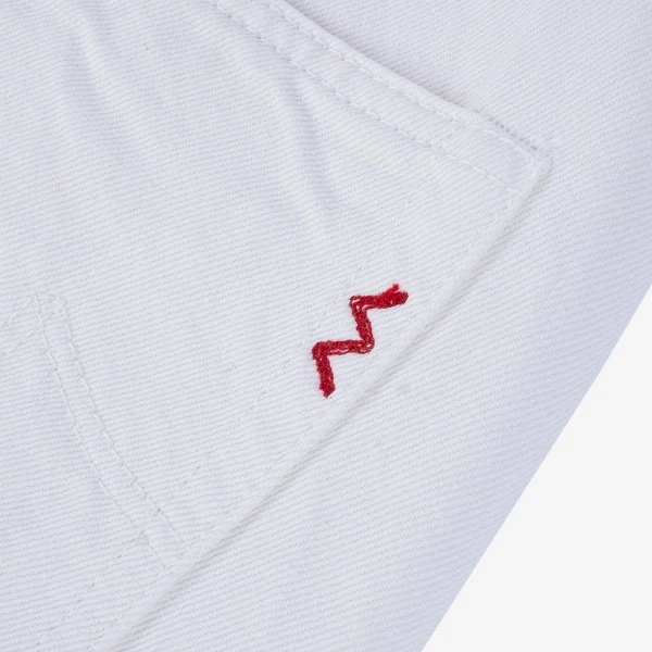 13.5oz Denim Super Slim Cut Jeans - White 12 13.5oz Denim Super Slim Cut Jeans - White - Image 10