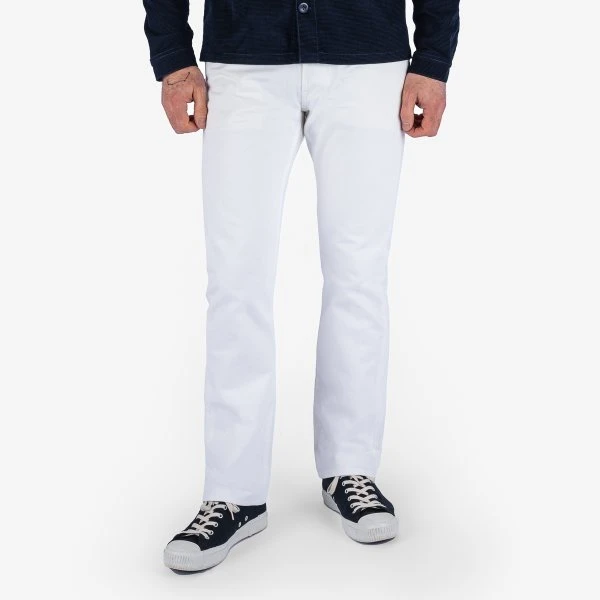 13.5oz Denim Super Slim Cut Jeans - White 3 13.5oz Denim Super Slim Cut Jeans - White