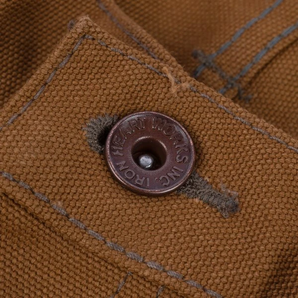 17oz Duck Super Slim Cut Jeans - Brown 13 17oz Duck Super Slim Cut Jeans - Brown - Image 11