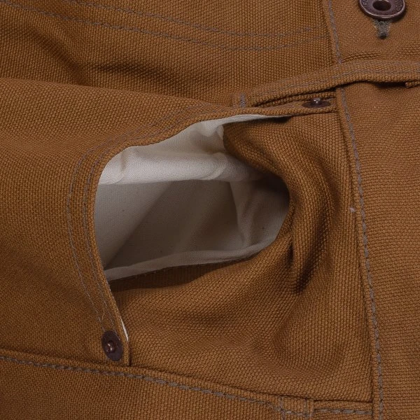 17oz Duck Super Slim Cut Jeans - Brown 12 17oz Duck Super Slim Cut Jeans - Brown - Image 10