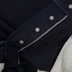 14oz Selvedge Denim Super Slim Cut Jeans - Indigo/Indigo -Denim Clothing-Iron Heart International IH 555S 14ii 12