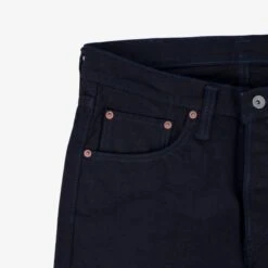 14oz Selvedge Denim Super Slim Cut Jeans - Indigo/Indigo -Denim Clothing-Iron Heart International IH 555S 14ii 7