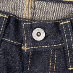 18oz Vintage Selvedge Denim Super Slim Cut Jeans - Indigo -Denim Clothing-Iron Heart International IH 555S 18 6