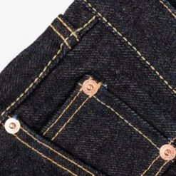 19oz Left Hand Twill Selvedge Denim Super Slim Cut Jeans - Indigo -Denim Clothing-Iron Heart International IH 555S 19L 10