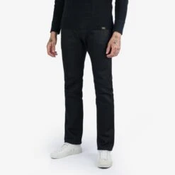 21oz Selvedge Denim Super Slim Cut Jeans - Superblack Non-Fade -Denim Clothing-Iron Heart International IH 555S SB 1