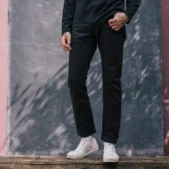 21oz Selvedge Denim Super Slim Cut Jeans - Superblack Non-Fade -Denim Clothing-Iron Heart International IH 555S SB 3