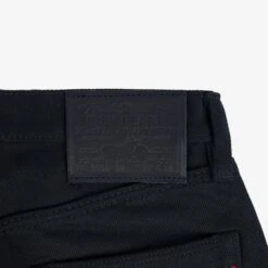 21oz Selvedge Denim Super Slim Cut Jeans - Superblack Non-Fade -Denim Clothing-Iron Heart International IH 555S SB 7