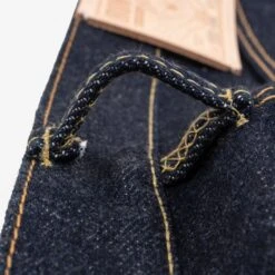 21/23oz Ultra Heavy Raw Selvedge Denim Super Slim Cut Jeans - Indigo -Denim Clothing-Iron Heart International IH 555S UHR 13