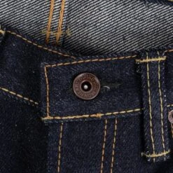 21/23oz Ultra Heavy Raw Selvedge Denim Super Slim Cut Jeans - Indigo -Denim Clothing-Iron Heart International IH 555S UHR 6